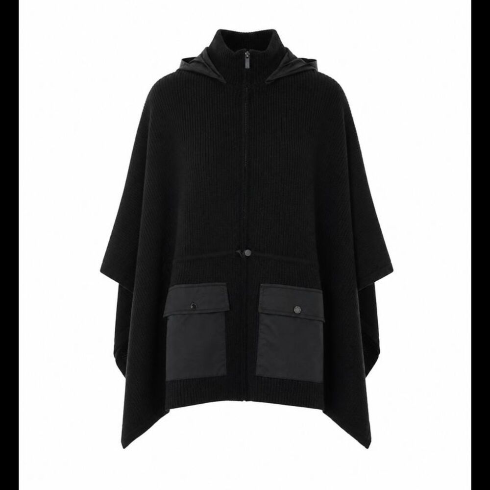 Twinset Women Hooded Knitted Poncho